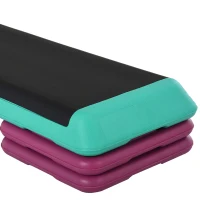 Soozier 4"/6"/8" Aerobic Stepper Exercise with Non-Slip Top for Home, Office, Indoor, Outdoor, Multicolour(m-10)