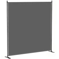 Outsunny Outdoor Freestanding Outdoor Privacy Screen, Privacy Panel, 70.9" x 70.9", Dark Grey(m-9)