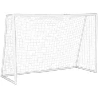 Soozier 9.8 x 6.6ft Soccer Goal, Portable Soccer Practice Net with PE Net for Backyard, Garden, Park, Beach(m-9)