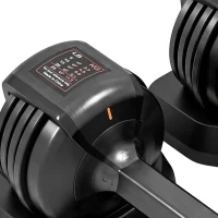 Soozier 5-25 lbs Adjustable Dumbbell Set of 2, 5-in-1 Dumbbell Weights with Quick-Dial System, Non-Slip Grip, Storage Tray(m-11)