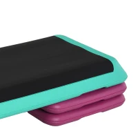 Soozier 4"/6"/8" Aerobic Stepper Exercise with Non-Slip Top for Home, Office, Indoor, Outdoor, Multicolour(m-9)