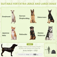 PawHut Pop Up Dog Tent for Extra Large and Large Dogs with Carry Bag, for Beach, Backyard, Home, Dark Gray(m-4)
