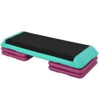 Soozier 4"/6"/8" Aerobic Stepper Exercise with Non-Slip Top for Home, Office, Indoor, Outdoor, Multicolour(m-2)