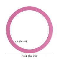 Soozier 14FT Trampoline Spring Cover, Trampoline Pad Replacement, Waterproof and Tear-Resistant, All-Weather Trampoline Accessories, No Holes for Pole, Pink(m-3)