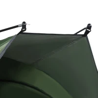 Outsunny Pop Up Tent, Beach Tent, UV Protected Sun Shelter with Carry Bag and Ground Stakes for 2-3 Person, Green(m-10)