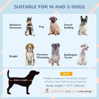 PawHut Dog House Outdoor Elevated Dog Bed with Removable Cover, Mesh Windows, Storage Bag, for S and M-Sized Dogs, Grey(m-4)