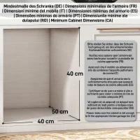 HOMCOM Pull Out Bin, Under Sink Garbage Can with 2 Removable Compartments (4 gallon Each) for Kitchen Waste, Light Grey(m-6)