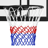 Soozier Wall Mounted Basketball Hoop, Height Adjustable Mini Basketball Hoop with 43" x 35" Backboard, 18" Steel Rim, Black(m-10)