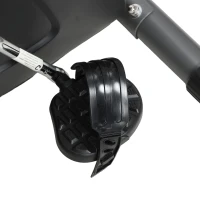 Soozier Recumbent Exercise Bike with 8-Level Magnetic Resistance, LCD Monitor, Heart Rate Handle and Adjustable Seat(m-12)