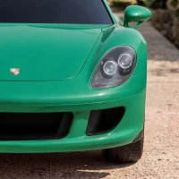 Qaba 12V Kids Ride On Car, Licensed Porsche Carrera GT with Remote, Rear Suspension, Smooth Start for Ages 3-6, Green(m-8)