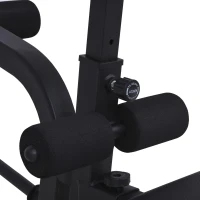 Soozier Adjustable Weight Bench, Sit Up Dumbbell Bench, Multi-Functional Purpose Hyper Extension Workout Bench with Adjustable Seat and Back Angle(m-10)
