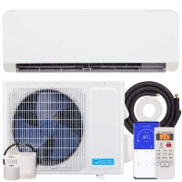 HOMCOM 12000 BTU Mini Split Air Conditioner, 22 SEER2 115V Wifi Enabled Inverter AC Unit & Heat Pump Cools up to 750 Sq. Ft(m-11)