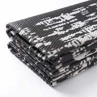 Outsunny Outdoor Rug Carpet Waterproof Camping with LED Lights, Carry Bag & Stakes, 12' x 9'(m-10)