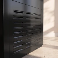 HOMCOM Mini Freezer, 3.5 Cu.Ft Chest Freezer with 7-Setting Adjustable Thermostat, Wire Basket, Quiet Operation, Black(m-9)