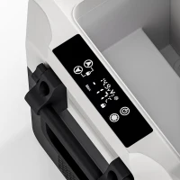 Outsunny 12 Volt Car Refrigerator, 42QT Car Fridge with App Control, 12/24V DC and 100-240V AC, Black(m-12)