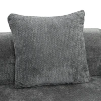 HOMCOM 96.5" Folding Sofa Bed, Convertible Boneless 3 Seater Modular Sectional Couch with Wide and Deep Seat, Grey(m-10)
