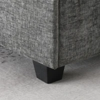 Plush Chenille U-Shaped Sectional Sofa with Cup Holders, Large Deep Seat Couch for Apartment, 117.5'' L x 68'' W x 31'' H, Gray(m-11)