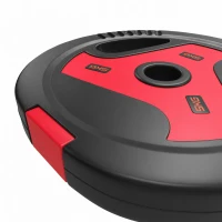 Soozier 66 lbs Weight Plates Set, 4-Piece Sand-Filled Plates with Handles, 1" Hole, Black and Red(m-10)