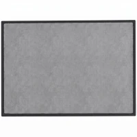 Qaba 1.2" Thick Baby Play Mat, 110" x 79" Playpen Mat, Non-Slip, Water-Resistant, Soft Flannel for Crawling, Dark Gray(m-1)