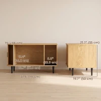 PawHut Cat Litter Box Enclosure with Sliding Door, Litter Mat, Fit Most of Litter Box, End Table, Modern Style(m-3)