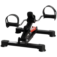 Soozier Pedal Exerciser Under Desk Bike with LCD Display, Adjustable Resistance, Mini Exercise Bike for Home Office(m-2)