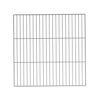 PawHut Guinea Pig Cage, Small Animal Playpen with 31 Panels, Elevated Huts, Non-Slip Mats, Black(m-12)