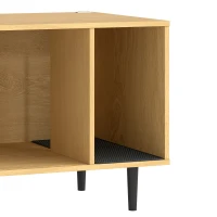 PawHut Cat Litter Box Enclosure with Sliding Door, Litter Mat, Fit Most of Litter Box, End Table, Modern Style(m-12)
