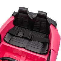 Qaba 12V Ride on Car for Kids, Audi TT RS Licensed Electric Car with Remote Control, Dual Motors, for 2-3 Years, Pink(m-12)