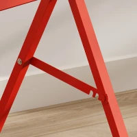 HOMCOM Foldable Saw Horse, Heavy Duty Cutting Stand with Adjustable Height and Width, A-Frame Sawhorse with Locking Buckle(m-11)