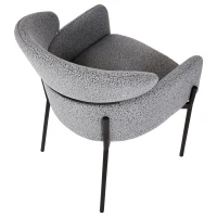 Modern 4-Piece Dining Chairs with High-Density Foam, Comfortable Side Chairs for Kitchen Living Room, 23'' L x 23" W x 31.5" H, Light Gray(m-5)