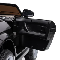 Qaba 12V Ride on Car for Kids, Audi TT RS Licensed Electric Car with Remote Control, Dual Motors, for 2-3 Years, Black(m-10)