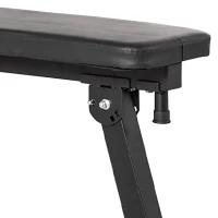 Soozier Adjustable Weight Bench, Foldable Bench Press with Barbell Rack and Dip Station for Home Gym, Strength Training Multiuse Workout Bench, Black(m-11)