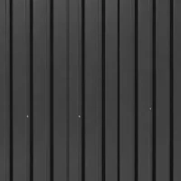Outsunny 9x4 Outdoor Storage Shed Galvanized Steel Garden Shed with Foundation Kit, Ventilation & Doors, Dark Grey(m-16)
