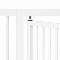PawHut 71" Extra Tall Cat Gate,  29"-39" Wide Pet Gate with No Drilling, Narrow Spacing, Pull-Ring Latch, 2 Extension Kits(m-11)