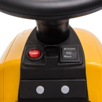 Qaba 2 in 1 Kids Ride On Tractor, 6V Electric Vehicle with Detachable Trailer, Music, Horn, Lights for Ages 1-3 Years, Yellow(m-11)