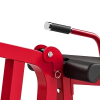Soozier 3-in-1 Leg Extension and Curl Machine, 660LBS Heavy Duty Adjustable Weight Bench with Leg Developer, Red(m-11)