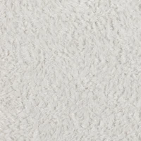 HOMCOM Big and Tall Office Chair with Flip Armrests for Cross Legged Sitting, 400 lbs Heavy Duty Computer Desk Chair, Cream(m-12)
