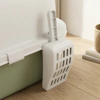 PawHut Covered Cat Litter Box with Lid, Scoop, Deodorizing Bags for Odor Control, Privacy, Easy to Clean, Green(m-9)