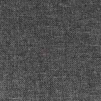 HOMCOM Armless Office Desk Chair, Linen Computer Chair with Rocking Function, Swivel, Wheels, Dark Grey(m-9)