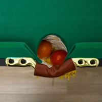 Soozier 55" Pool Table Set Folding Billiard Table with Adjustable Height, 2 Cues, 16 Balls, 2 Chalks, Triangle, Brush, Green(m-9)