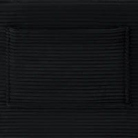 Lasting Corduroy Sectional Sofa with Double Chaise and Deep Seat, Trim Couch for Modern Living Room and Bedroom, 69'' L x 61" W x 30" H, Black(m-7)