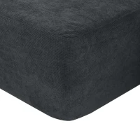 Modern Cloud Sectional with L-Shape Chaise and Deep Seat, Modular Sofa with Cotton-Linen Fabric and No Assembly, 85'' L x 53" W x 24" H, Grey(m-10)