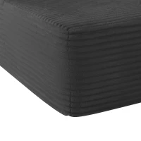 Velvet Fabric Sofa with L-Shaped Chaise and Side Pockets, Classic Couch for Living Room and Bedroom, 108'' L x 63" W x 23" H, Grey Left(m-6)