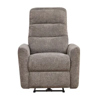 Wide Power Fabric Recliner with Adjustable Headrest and 30D Foam, Ergonomic Upholstered Chair for Living Room, 32'' L x 36"W x 43" H, Gray(m-12)