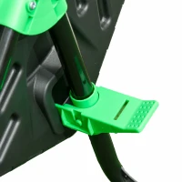 Outsunny Rotating Composter, Compost Bin with 24 Vents and Steel Legs, 17 Gallon, Green(m-10)
