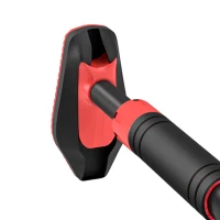 Soozier Pull Up Bar Doorway No Screws, Chin Up Bar with Level Metre, 27.6" -38.2" (70-97 cm) Width Adjustable, Max Load 440lbs(m-10)