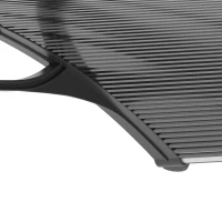 Outsunny Window Awning Door Canopy, 77.2" x 29.5" Modern Polycarbonate Cover with Solid Panel, Black(m-12)