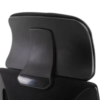 Vinsetto Mesh Office Chair with Up&Down Headrest, Ergonomic Computer Desk Chair with Adjustable Tilt Angle, Height Adjustable Swivel Seat with Lumbar Support for Office, Black(m-10)