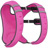 Soozier Body Weighted Vest with Pocket, Soft Skin-Friendly Weighted Workout Vest, Adjustable Weighted Running Equipment, 17.6 lbs., Pink(m-1)