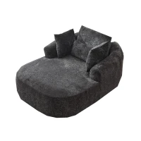 Minimalist Faux Leather Armchair with Ergonomic Seat, Versatile Vanity Chair for Living Room Bedroom Home Office, 28'' L x 28"W x 32" H, Grey(m-2)